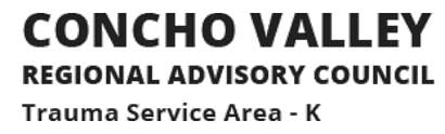 Concho Valley Regional Advisory Council Trauma Service Area K